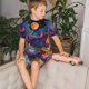 thumbnail image 4 of Balery Fantasy Cosmic Landscape Conjunto de Pijama Infantil de Manga Corta con Estampado – Ropa de Dormir de Algodón Suave-3X-Large, 4 of 6