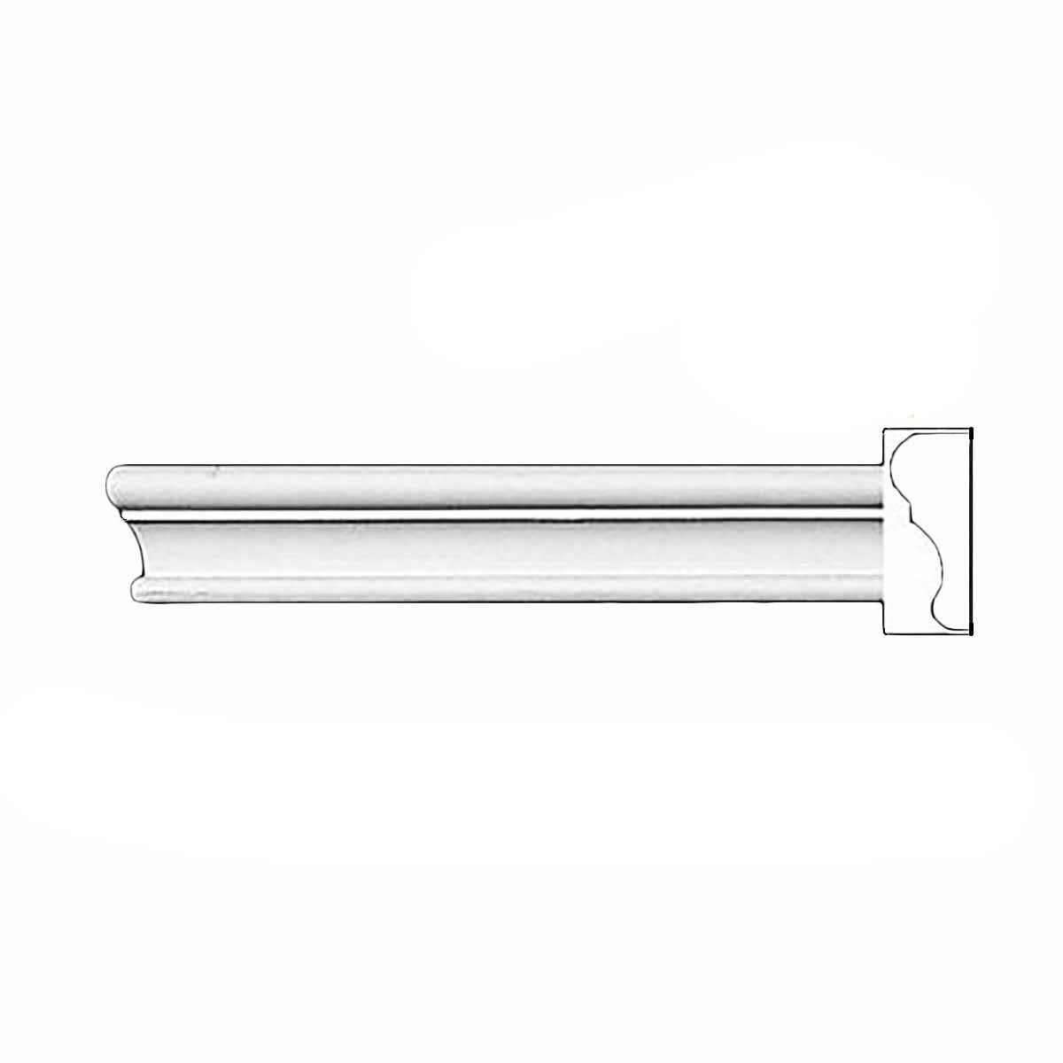 Cornice White Urethane Sample of 11564 23.5' Long | Renovator's Supply