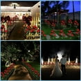 thumbnail image 3 of Outdoor Rose Flower Lights, Solar Powered Garden Decorations with 5 Rose Flower, Solar Stake Lights, 3 of 9