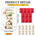 thumbnail image 4 of 10 Pcs Cartoon Christmas Greeting Card With Envelopes Set, Creative Christmas Greeting Cards Holiday Gifts For Family And Friend, 4 of 4