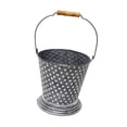 thumbnail image 4 of Maceta con mango de hierro, soporte para plantas para terraza, jardín, adorno, balcón Grande, 4 of 8