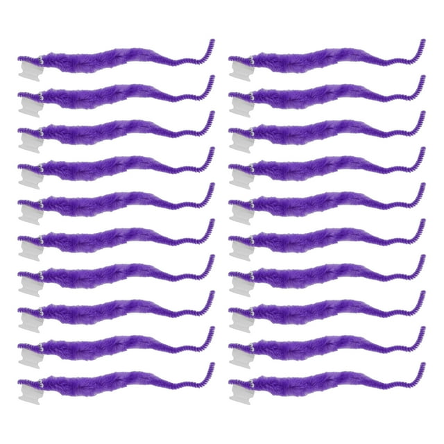 Furry , Cute Style DIY Soft Touch Fuzzy Toy For 7 To 14 Years For Decoration Purple