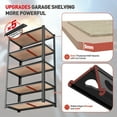 thumbnail image 3 of REIBII 5-Tier Adjustable Storage Shelf Units for Garage, 35.6"W x 16"D x 72"H, 2050 lbs, 3 of 9
