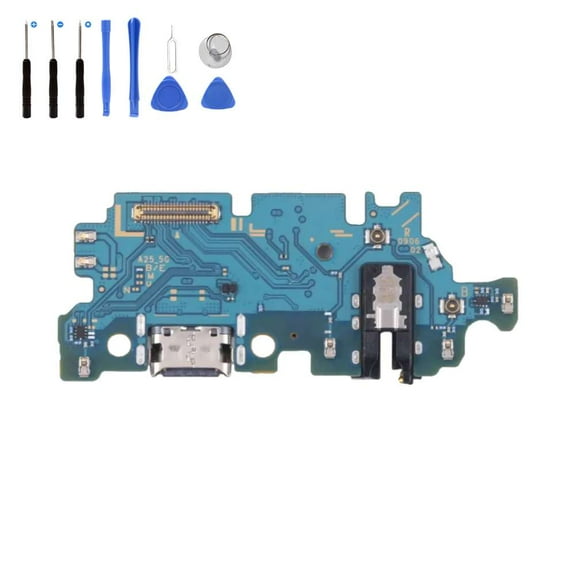 Eutoping USB Charging Port For Samsung Galaxy A25 5G A256 Dock Connector Charger Board Flex Cable Assembly Replacement with tool