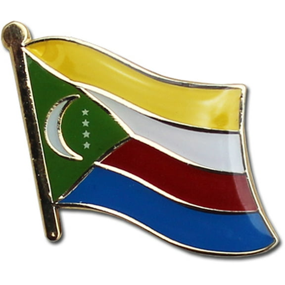 Comoros Flag Lapel Pin