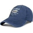 thumbnail image 4 of Retirement Gifts for Men Women 2023 Retired Hat Gift Ideas Embroidered Baseball Cap, 4 of 6