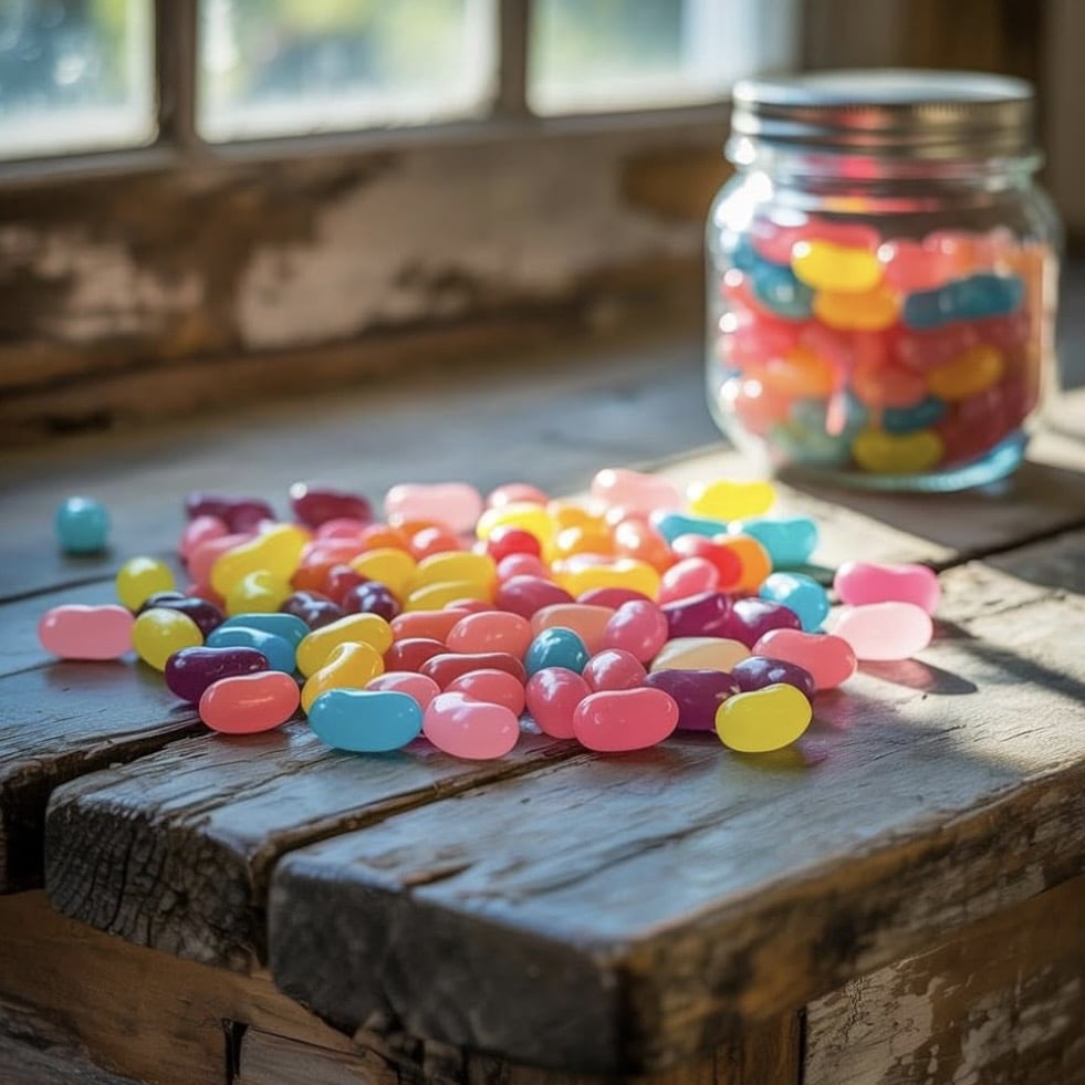 Starburst Jellybeans Original Assorted Chewy Candy Resealable Jar (6 LB) 108 oz
