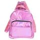 thumbnail image 1 of Mochila holográfica elegante, bolso de hombro escolar holográfico para niñas (rosa), 1 of 5