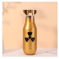 thumbnail image 2 of Termo Acero Inoxidable 500 Ml  Con Aislamiento Al Vacío Conserva Frío 6 Horas Y Calor 4 Horas Termo Portátil Antifugas Para Agua Y Bebidas, Ideal Gym, Viaje Y Uso Diario Dorado, 2 of 4