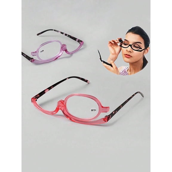 1pc Magnifying Glasses Rotating Makeup Glasses Folding Glasses Cosmetic Universal Glasses  300
