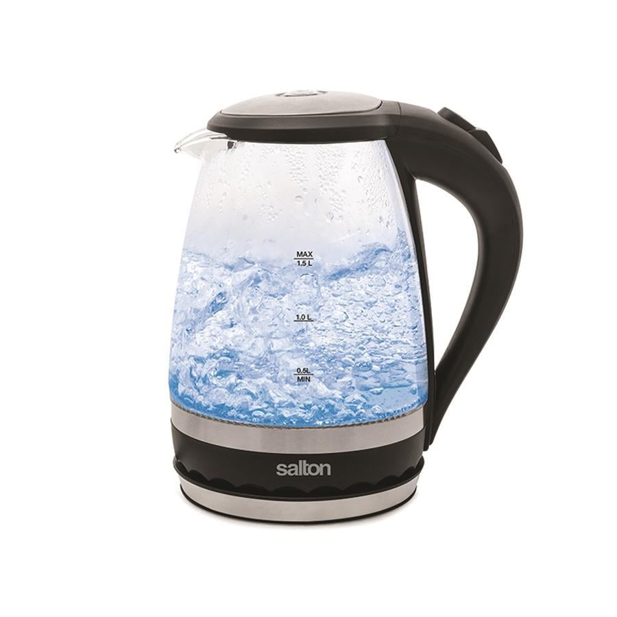 Salton GK1831 Cordless Electric Glass Kettle Black Walmart Canada