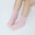 thumbnail image 2 of 3 Pairs Baby Girls Boys Cotton Socks Unisex Baby Solid Color Ankle Socks Crew Socks for Infant Toddlers Kids 0-5 Years, 2 of 8