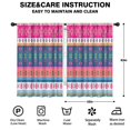 thumbnail image 2 of Blackout Kids Curtains,Colorful Pioneer Flower Striped Pattern Childrens Insulated Curtains Set Of 2,Bedroom Essentials,Toddler Room Decor 42x63in(106x160cm), 2 of 5