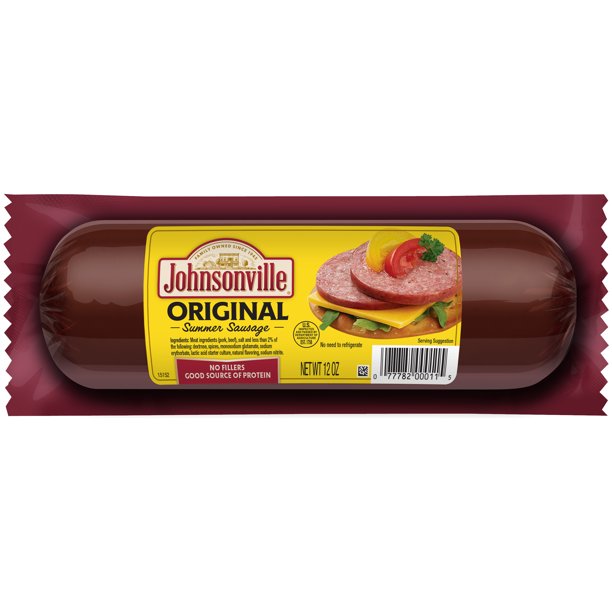Johnsonville Original Summer Sausage Chub, 12 Oz. - Walmart.com Johnsonville Original Summer Sausage Chub, 12 Oz. - Walmart.com