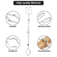 thumbnail image 3 of Pinzas para leña Stanbroil, acero inoxidable, 26 cm de largo, 3 of 5