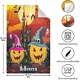 thumbnail image 3 of Dreamtimes Funny Halloween Pumpkin Kitchen Dish Towels 1 PieceAbsorbent Soft Dishcloths Towels Reusable Hand Towels Quick Drying Cleaning Cloth, Tea Towels,18" x 28", 3 of 7
