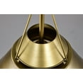 thumbnail image 2 of Nuvo Lighting Adina 1 Light Medium Pendant - Natural Brass Finish - Natural Brass, 2 of 16