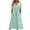 Green, variant on Overnight Shipping Dresses Beach Cover up Women Plus Size,Womens Solid Flowy Dress 3/4 Sleeve V Neck Casual Dress Loose Ruffle Wrap Dress Mesh Cloth