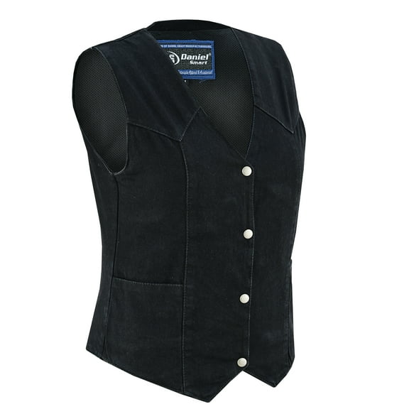 Daniel Smart XS to 5XL Sleeveless Women Denim Vest Unique Style