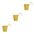 thumbnail image 2 of relayinert Metal Highly Functional Desktop Organizer Easy To Clean Hypoallergenic And Durable For Home And Office Hanging Yellow 3Set, 2 of 6