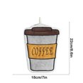 thumbnail image 3 of Hohaski Coffee Hand Towel Thick Fleece Embroidered Towel Cute Hand Towel Kitchen Children's Small Towel Holiday Gift Suitable for Kitchen and Bathroom, 3 of 6