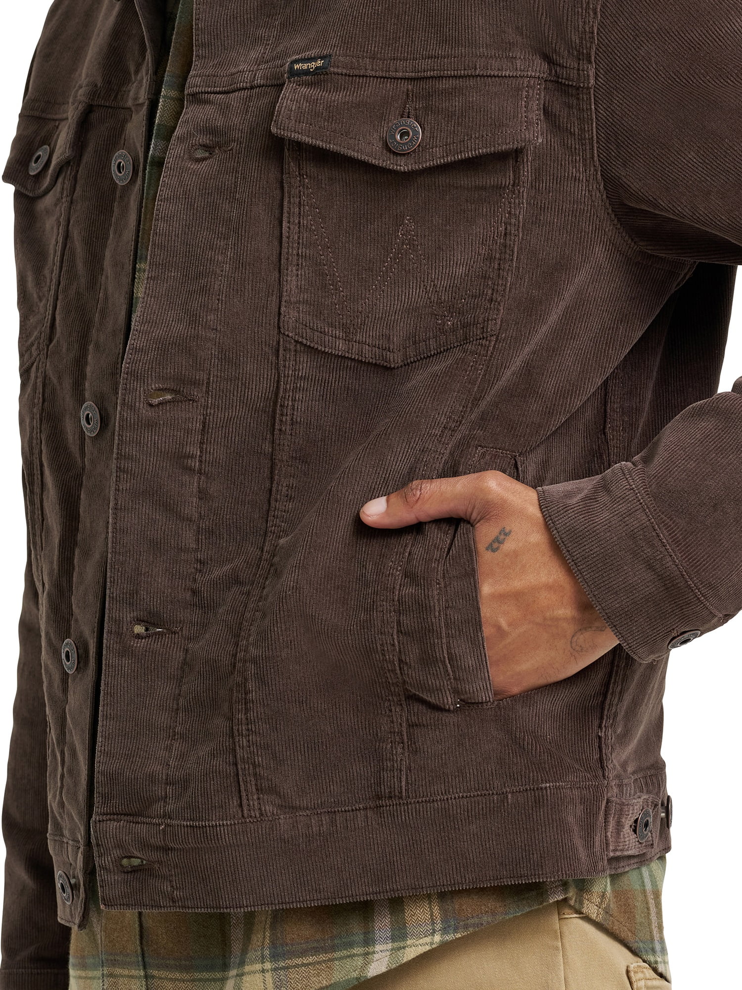 Wrangler® Men's Unlined Corduroy Jacket - Walmart.com