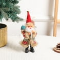 thumbnail image 2 of 8Pcs Christmas Santa Claus Dolls Standing Santa Claus Figurine Christmas Figurine Figure Decor for Holiday Party Home Decoration, 2 of 5