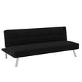 thumbnail image 6 of Serta Mason Futon with USB Power, Black Upholstery, 6 of 13