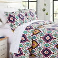 thumbnail image 3 of Bright Florals Oversized Premium Collection Duvet Cover Set, 3 of 9