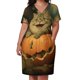 thumbnail image 2 of Retro Vintage: Gato y Calabaza - Delicias Otoñales Caprichosas Vestido de Bolsillo Suelto Ropa de Mujer Conjuntos Elegantes para Mujer, 2 of 6