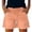 A-Orange1153, variant on Drawstring Waist Denim Shorts for Women Distressed Casual Weekend Short Pants