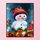 thumbnail image 3 of Bordado completo muñeco de nieve 3 hilos 11CT impreso punto de cruz algodón DIY Kit Decoración Likrtyny decoración de arte, 3 of 9