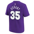 thumbnail image 3 of Youth Nike Kevin Durant Purple Phoenix Suns 2024/25 City Edition Name & Number T-Shirt, 3 of 3