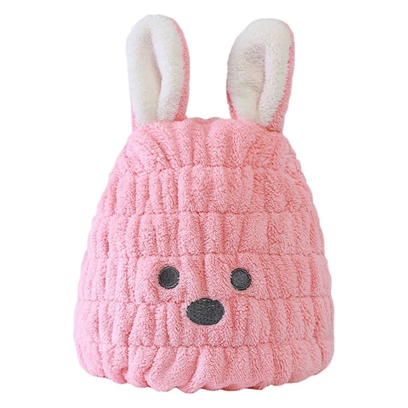 Gorro de toalla de secado rápido para niños | Gorro de baño absorbente de microfibra y terciopelo coral con lindas orejas | Toalla de secado rápido para niños y niñas después del baño o la natación