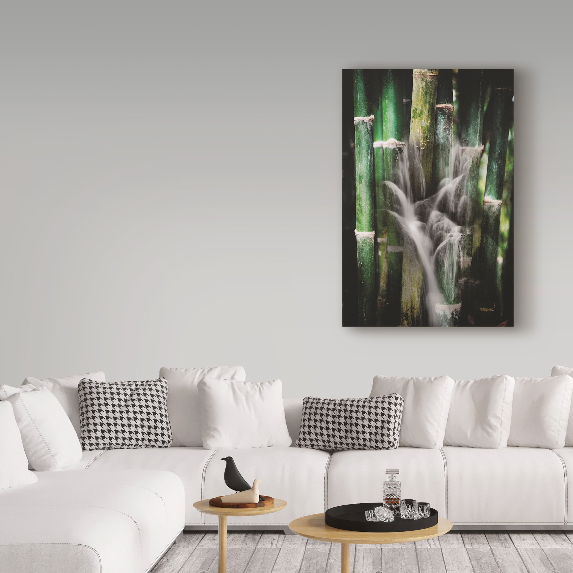 Trademark Fine Art 'Wet Bamboos' Canvas Art by Philippe Sainte-Laudy