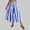 Blue, variant on Tennis Skirts for Women Summer Striped A Line Elastic Waist Flowy Skirt for Daily Outings Holidays with Versatile Styling Options Yellow L