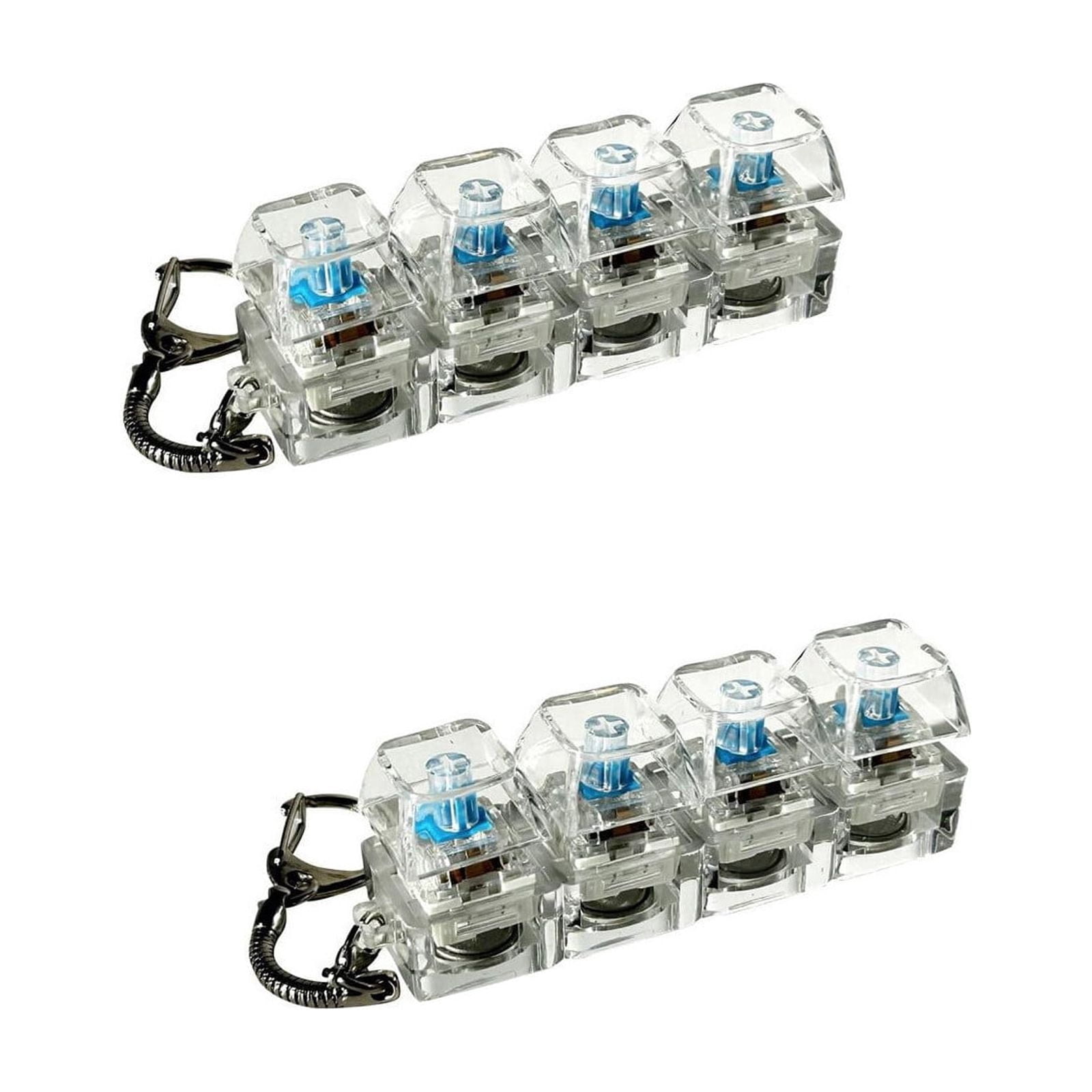 WhimsyHive Mechanical Keyboard Switch Keychain, Glowing