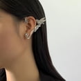 thumbnail image 3 of Elf Ear Cuff Earring Clip Pendientes Ear Clip Jewelry Earcuff Creative para Boda Cosplay Party Mujeres Niñas - Izquierda Plata Izquierda Plata Hembra Yinane Envoltura para la oreja, 3 of 8