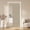 Cream Yellow, variant on 100% Blackout Magnetic Door Curtain Accordion Doors Interior Folding Closet Door Curtain Invisible Applicable Bedroom Room Living Room Doorway （Cream Yellow 42" W x 78" L 1 Panel