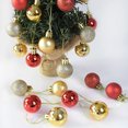 thumbnail image 5 of 24 piezas de bolas decorativas para árbol de Navidad de 3 cm con purpurina dorada y plateada de plástico para colgar adornos para el hogar, adorno para corona de árbol de Navidad, 5 of 5