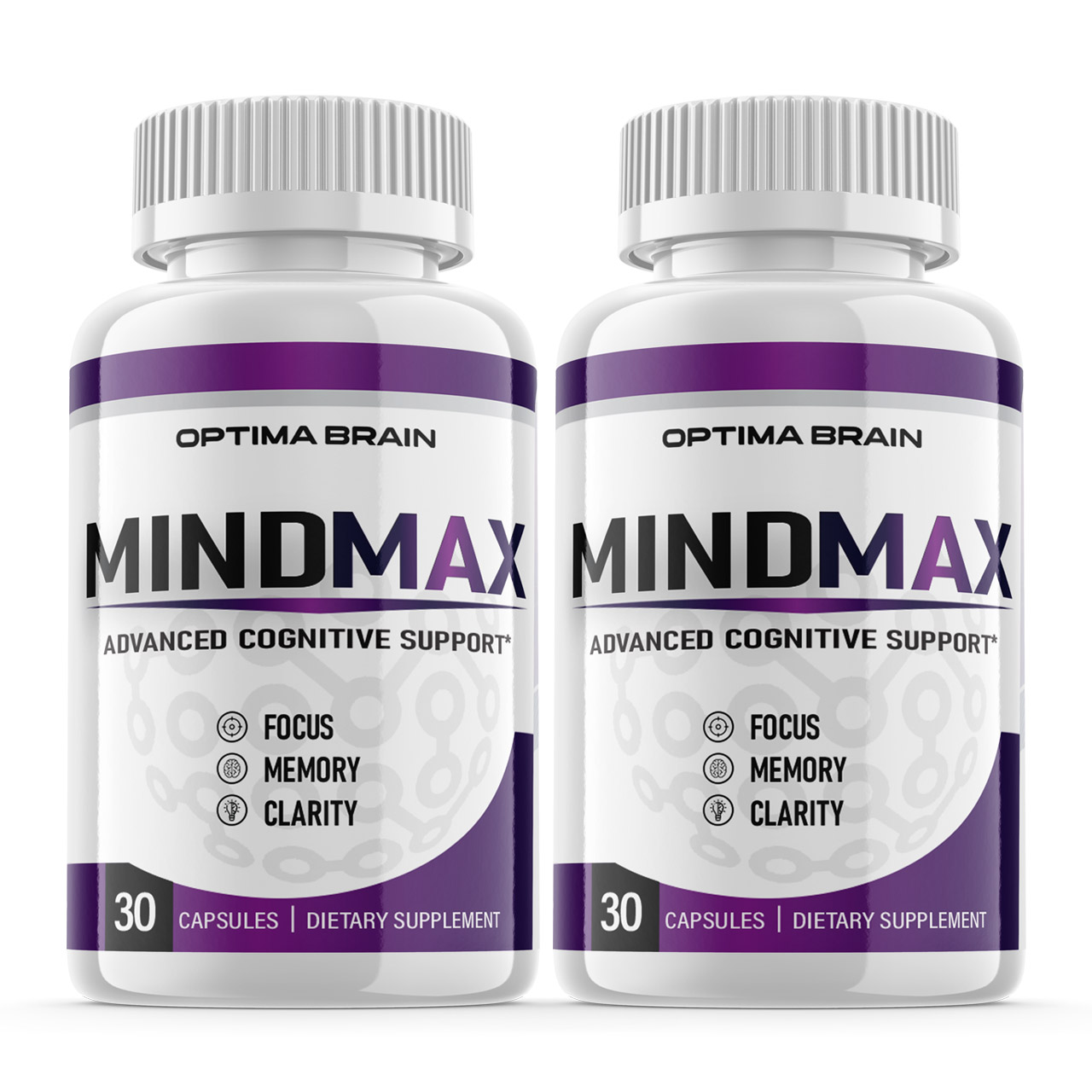 Optima Brain Mindmax (2 Pack), Advanced Cognitive Support ...
