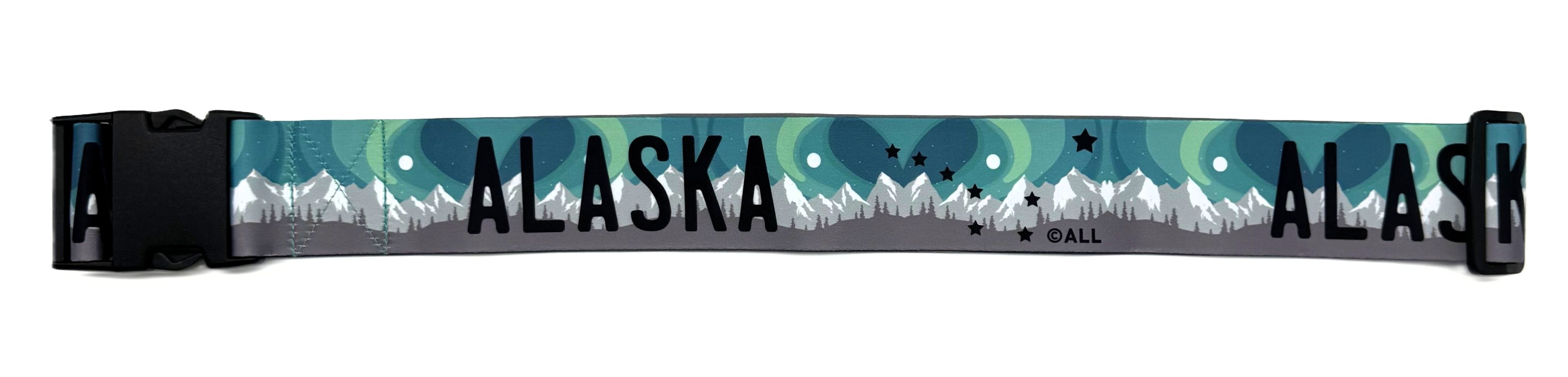Alaskagift Luggage Strap Northern Lights