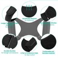 thumbnail image 4 of Adjustable Posture Corrector Low Back Support Shoulder Brace Belt for Men Women, 4 of 10