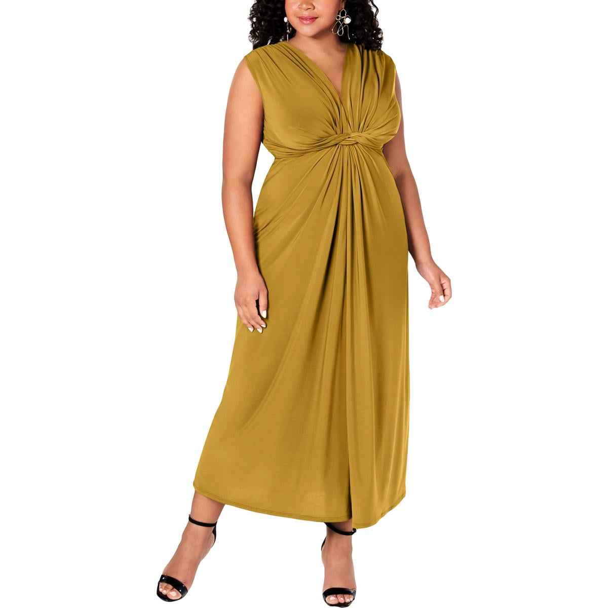 aqua twist front velvet dress