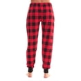 thumbnail image 3 of Just Love Loop Terry Tie Dye Jogger Pants for Women (Terry Fabric Red Black Buffalo Plaid, 2X), 3 of 3