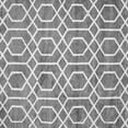 thumbnail image 1 of Ahgly Company Indoor Square Trellis Gray Modern Area Rugs, 4' Square, 1 of 1