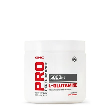 GNC Pro PerformanceÂ® L-Glutamine 5000mg, 45 (Best Way To Take L Glutamine)