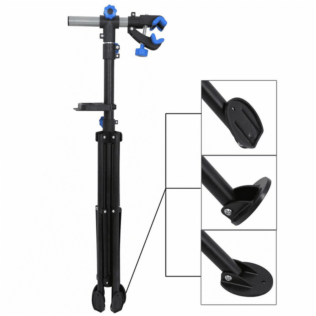 Alden Design Foldable & Adjustable Bicycle Repair Stand, Black