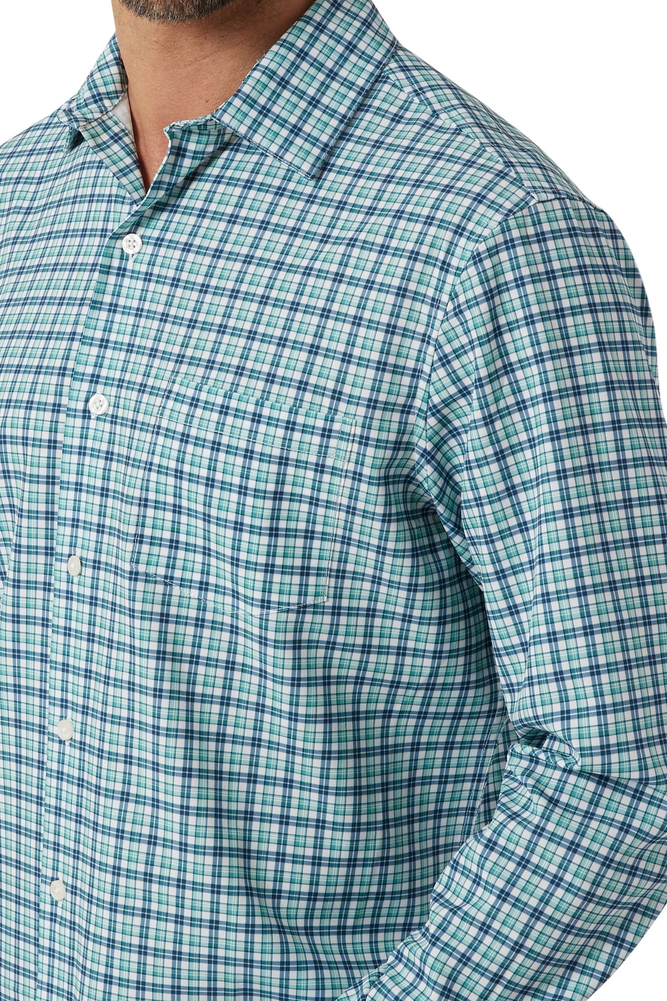 Chaps Men's & Big Men's Wrinkle Resistant Stretch Long Sleeve Button Down Shirt