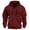Red, variant on Men's Fashion Hoodies Qiggri Men's Fleece Hoodie Casual Long Sleeve 1/4 Zipper Pullover Sweatshirts